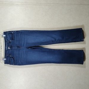 01184 Maurices mid rise straight leg blue jeans 12
